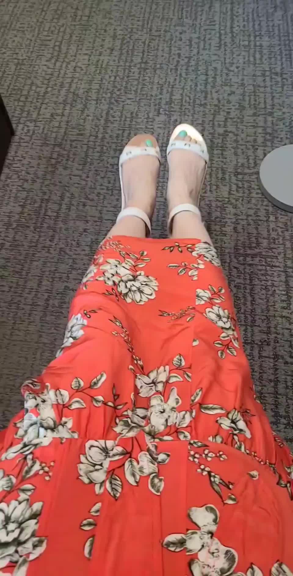 I need more red dresses in my life... (F)45 - free porn video