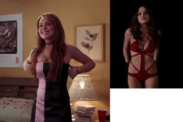 Elizabeth Gillies or Lindsay Lohan? - free porn video