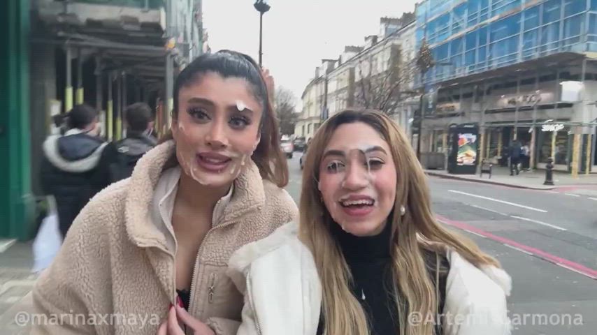 Facial Cumwalk Public - free porn video