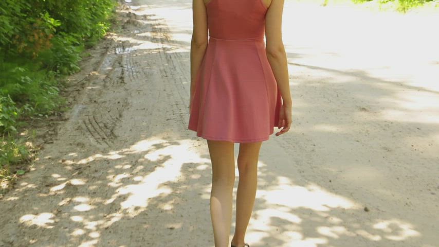 Sexy Walk Without Panties - free porn video