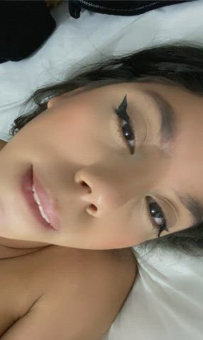 Would you rather be eating me out or fucking my little pussy? - free porn video