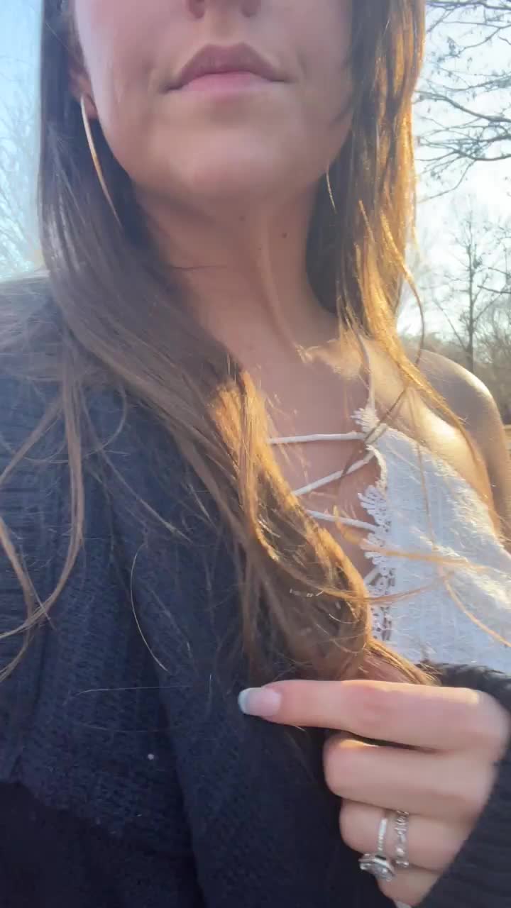 Just out for a walk at my local park [gif] - free porn video