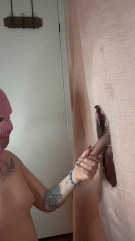 Finding out your 18 year old neighbor is hung and never been to a gloryhole - free porn video