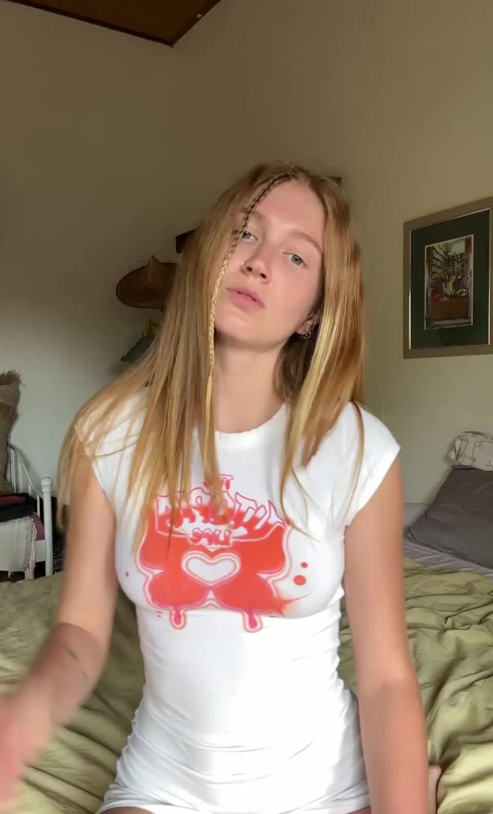 Ginger teeny will make you really hard😈 - free porn video
