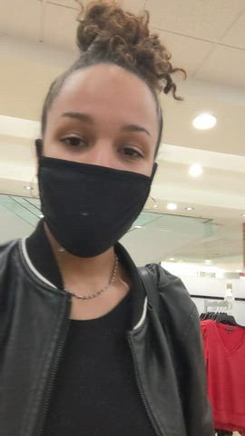 Would you like me to flash you at the mall - free porn video