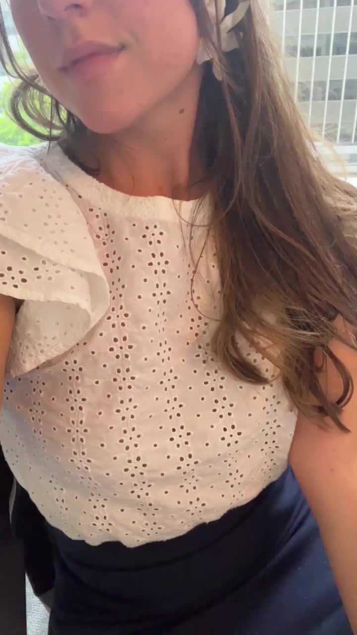 Left my office door open today [gif] - free porn video