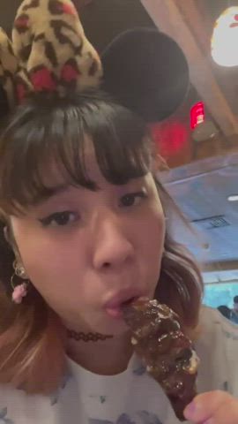 Eating and sucking - free porn video