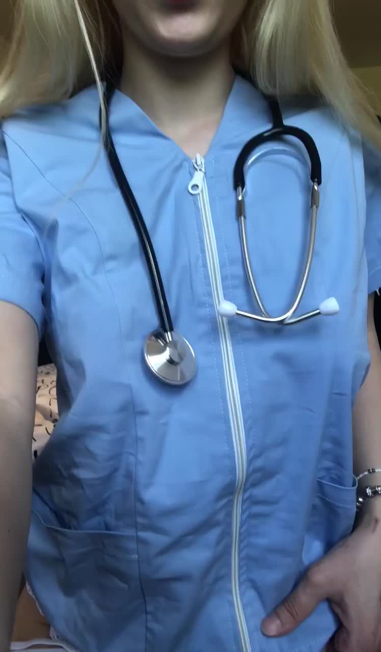 If you’ve never fucked a pale nurse, I’d love to be your first - free porn video