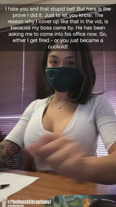 Your bet with your wife did just go terribly bad... or very good - free porn video