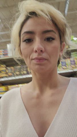 Taking a few risks while shopping [gif] - free porn video