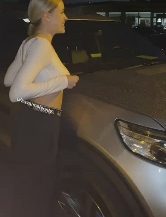 Cleaned a strangers car yesterday night [OC] [F] [GIF] [00:12] - free porn video