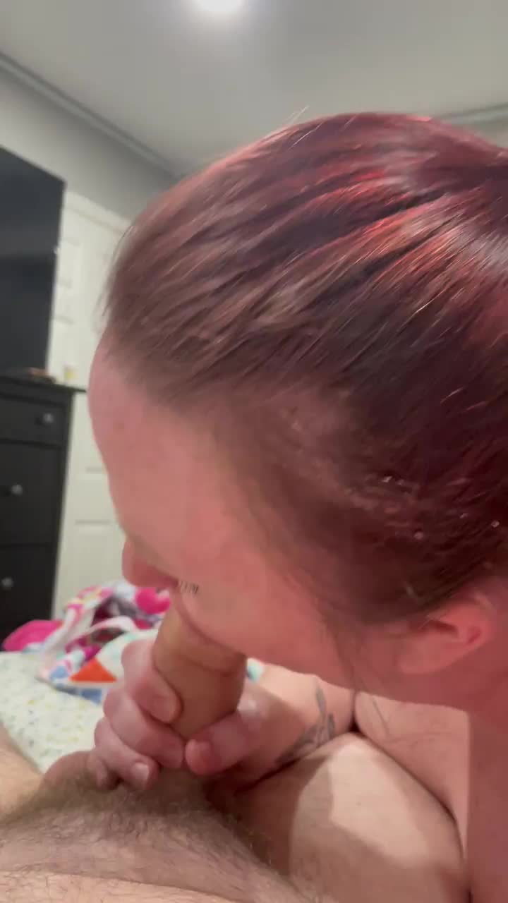I love sucking your thick cock daddy - free porn video