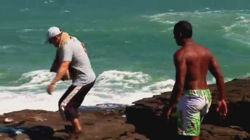Tarra White - Ocean Threesome - free porn video