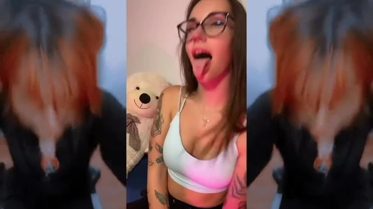 control me - no-nude TikTok dance video, finale, ahegao and magic bomb yay - free porn video