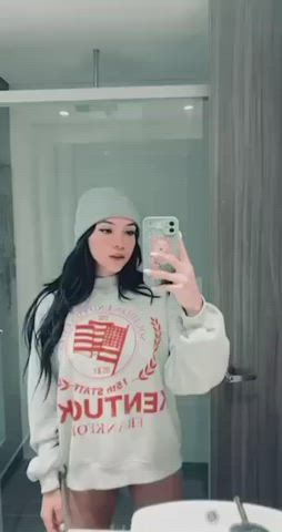 See what is under my hoody - free porn video