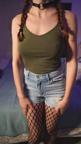 Pale, busty and horny redhead! 🥰 - free porn video