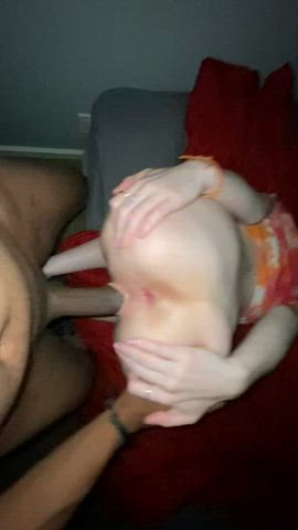 [OC] Love when she spreads her snowbunny ass - free porn video