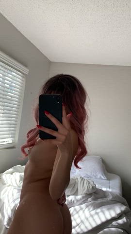 Never done it infront of a mirror - free porn video