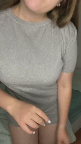 Kinda insecure about my chubby body... would you still fuck me? - free porn video