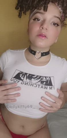 They are not big tits but they bounce! - free porn video