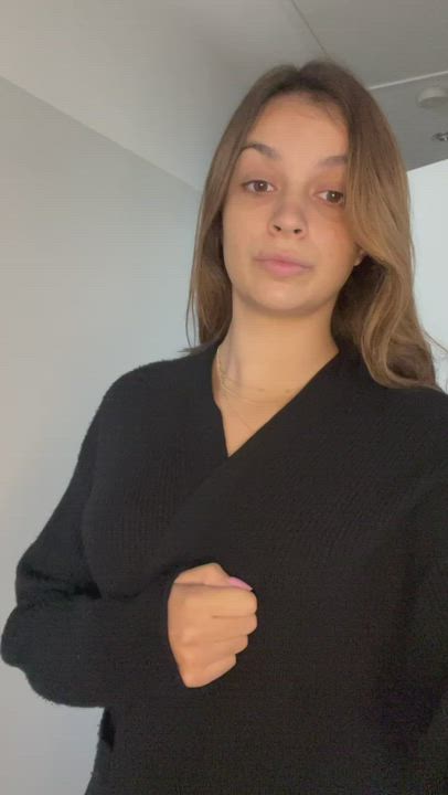 What do you think of my little boobs? - free porn video