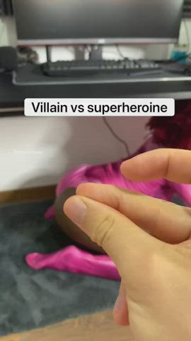 Villain vs superhero - free porn video