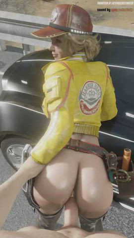 Cindy Aurum Fuck on the Road (Lazyprocrastinator, Audiodude) [Final Fantasy] - free porn video