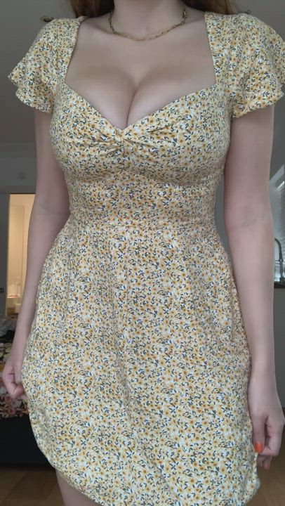 Feeling cute in this dress - free porn video