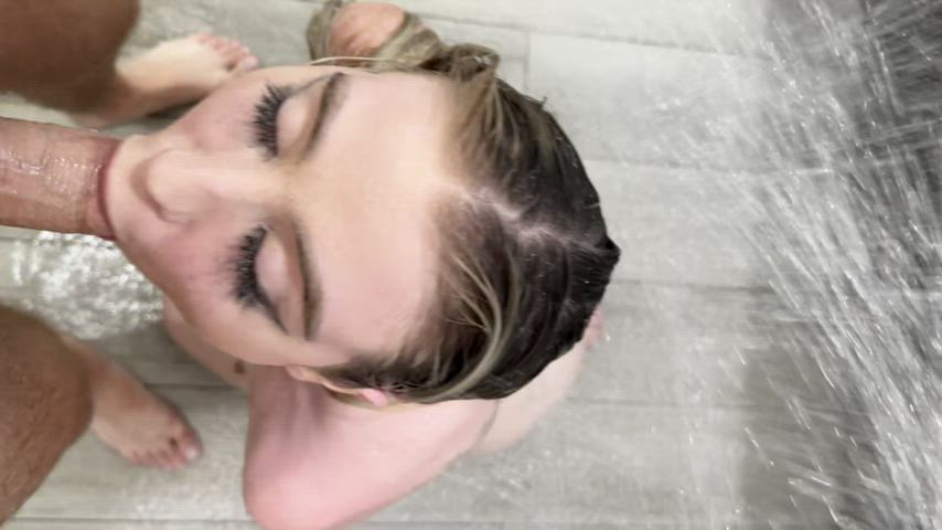 real women suck a cock a day to keep her throat ready! - free porn video