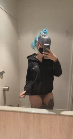 This colourful teen is waiting for your touch - free porn video