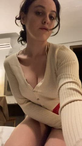 Do you think my boobs are better in or out? - free porn video