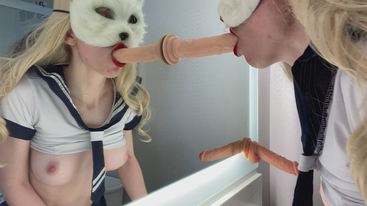 I love it when she forces your dick down my throat. Are you ready for it now? - free porn video