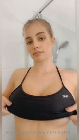 Amazing natural body with big melons🍈🍑💯💦 - free porn video