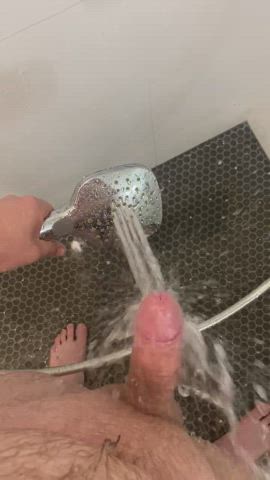 Partner edges me from behind in shower and cumming hands free. Makes my knees shake - free porn video
