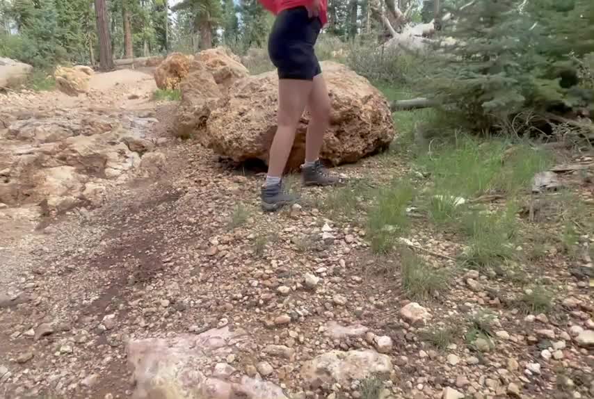 This rock was so cold but my holes would definitely keep you warm [GIF] - free porn video