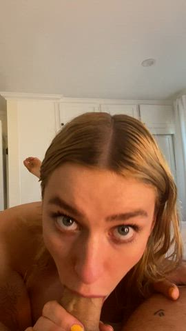 Pushing his cock down my throat - free porn video