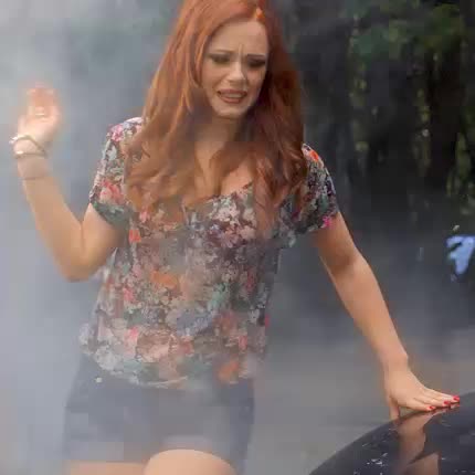 Redhead With Big Ass Get Her Ass Fucked OUTDOOR - free porn video