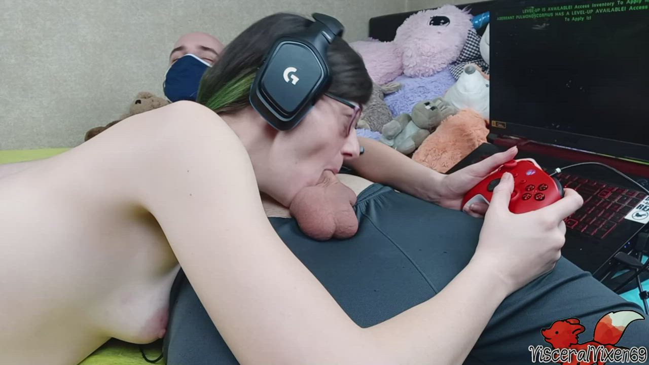 [OC] I thought he was gonna cum in my mouth... Clearly I was wrong! - free porn video