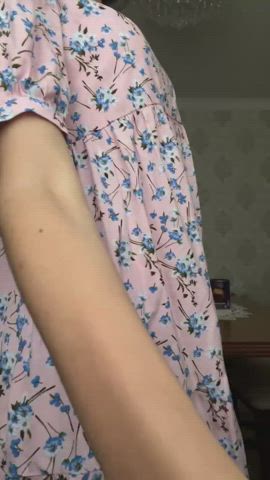 Will you fuck me right in this pretty dress? Or will you take it off? 🌷 - free porn video