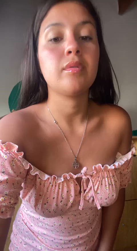 18F Would you breed a girl with smaller tits - free porn video