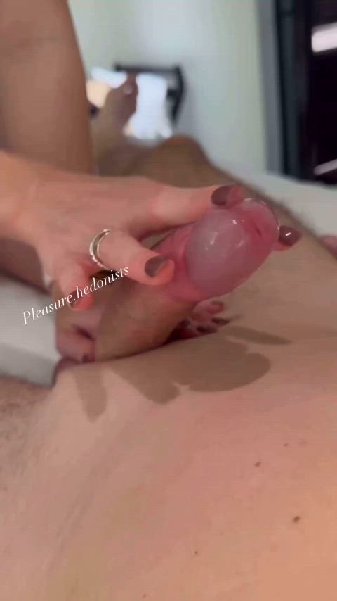 Edging and sounding his dick - free porn video