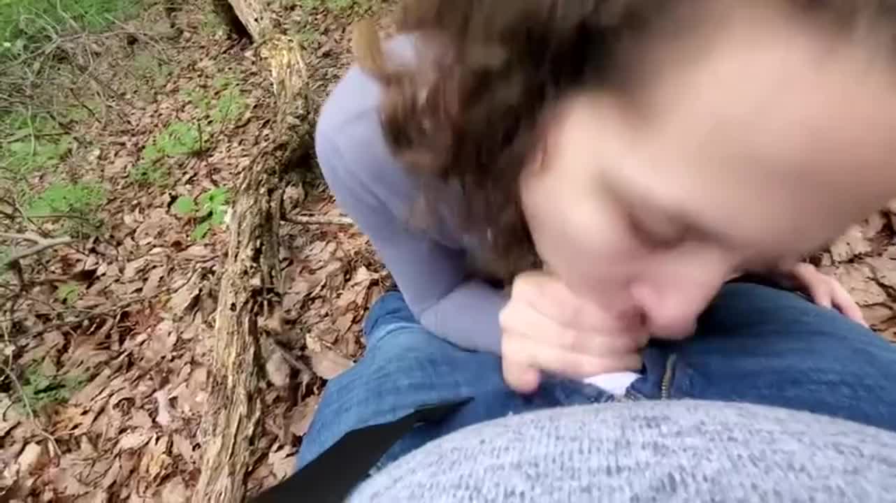 I can’t get enough even when we’re out on a hike. - free porn video