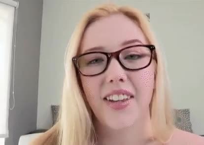 Nerdy Samantha Rone fucked by big dick - free porn video