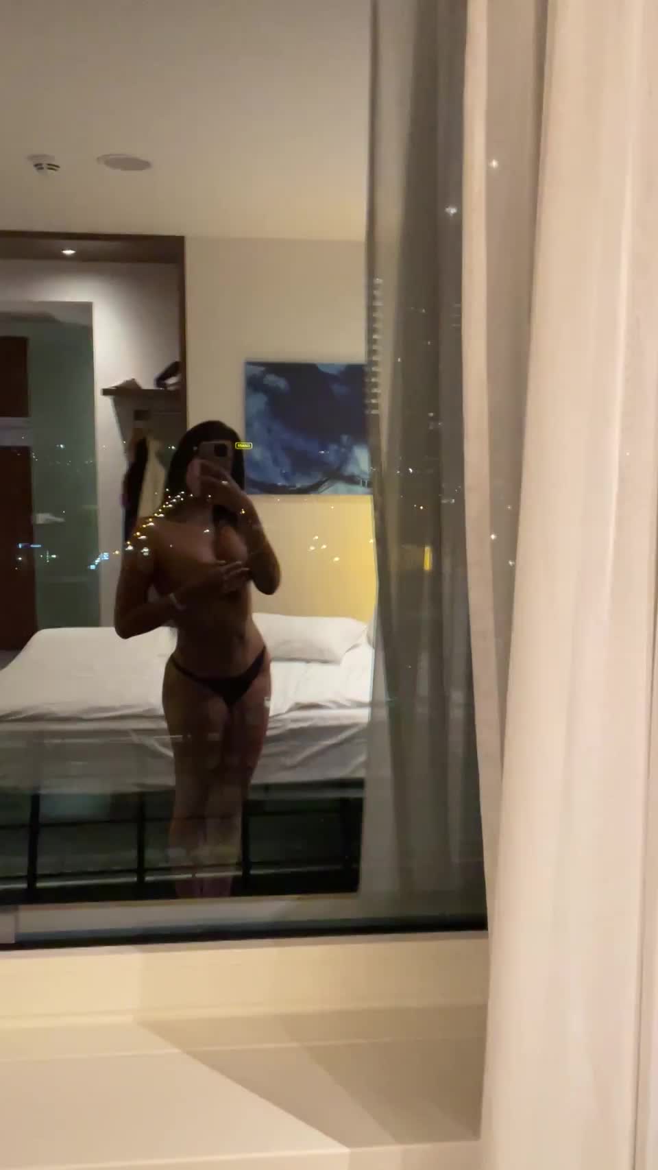 I will squeeze your hard dick with my small tits - free porn video