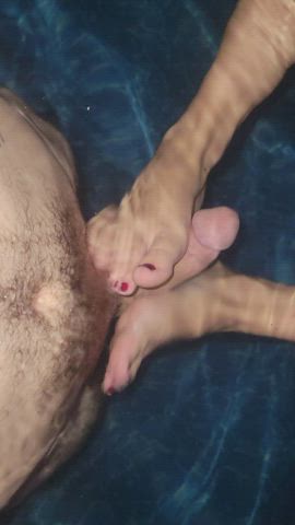 Late night underwater tease 😏 - free porn video