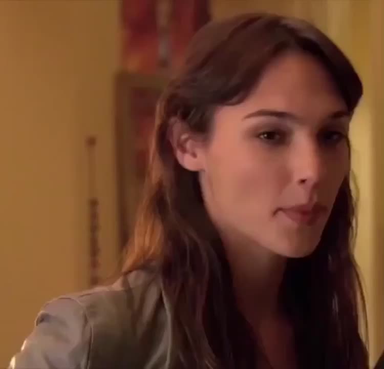 Gal Gadot when she notices the boner in your pants - free porn video