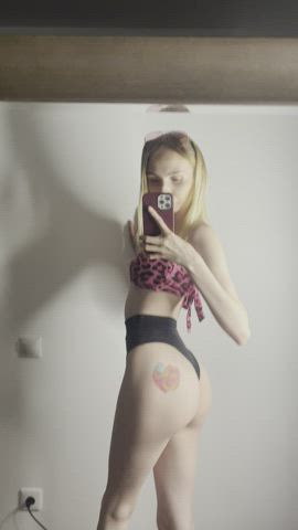just a girl who want to show reddit her ass - free porn video