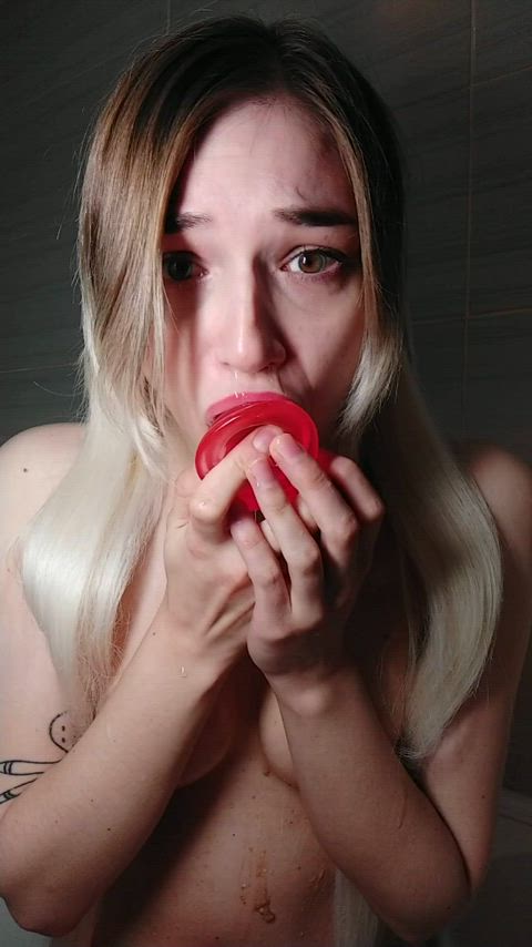 I give you sloppy blowjob 🤤 - free porn video