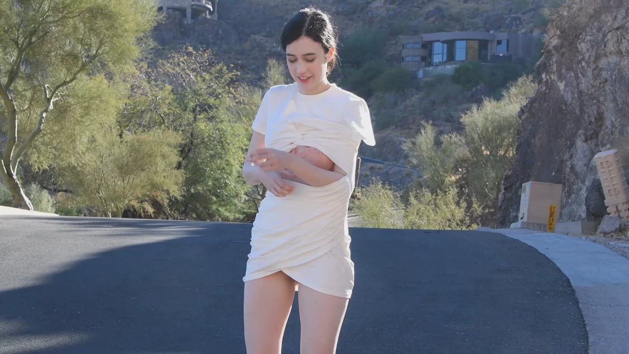 Undressing in the most awkward but also cutest way possible - free porn video
