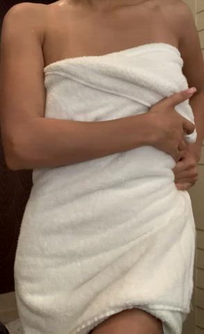 The iconic white towel and all the goodies it’s touched - free porn video